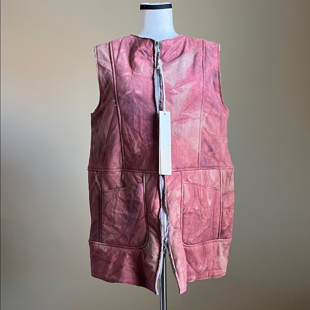 NWT - TROU AUX BICHES - Oversized Vest with Faux Fur Lining - Large